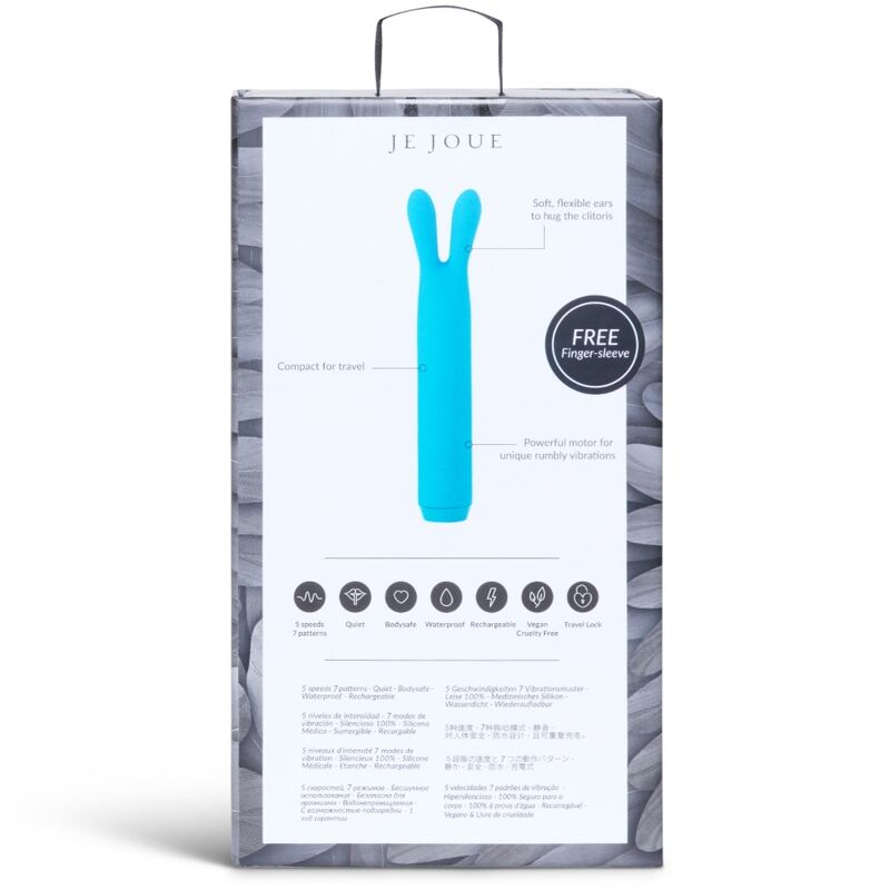 Je Joue-Bullet Rabbit Teal Strong-Silicone, 7 velocità, Ricaricabile 4 Je Joue-Bullet Rabbit Teal Strong-Silicone, 7 velocità, Ricaricabile · Vibratori (imaginea 4)