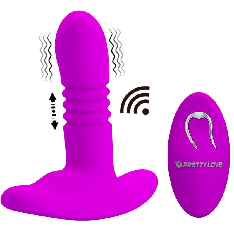 Remote Control-Heather Plug anale Su-basso-Silicone, 12 velocità 1 Remote Control-Heather Plug anale Su-basso-Silicone, 12 velocità — PRETTY LOVE · Giocattoli anali