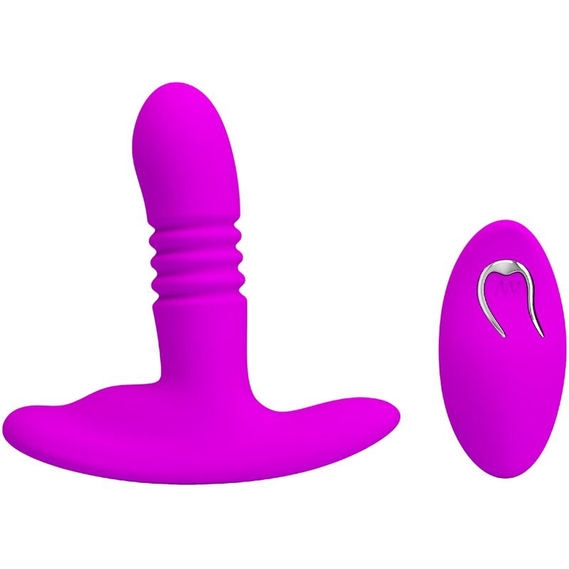 Remote Control-Heather Plug anale Su-basso-Silicone, 12 velocità — PRETTY LOVE · Giocattoli anali (imaginea 10)
