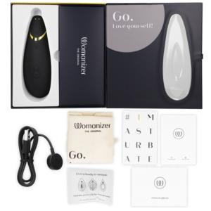 Womanizer-Premium 2 Stimolatore Clitorideo Nero-Silicone, 12 velocità · Vibratori (imaginea 5)