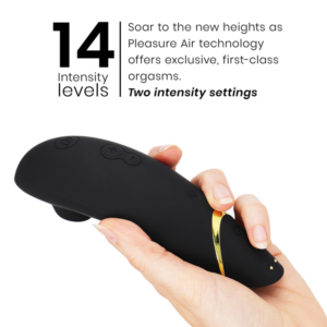 Womanizer-Premium 2 Stimolatore Clitorideo Nero-Silicone, 12 velocità · Vibratori (imaginea 3)