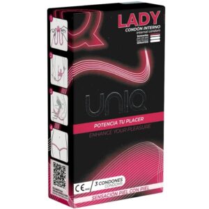 Uniq-Lady Condom preservativo femminile senza lattice con giarrettiera, 3 3 Uniq-Lady Condom preservativo femminile senza lattice con giarrettiera, 3 · Preservativi