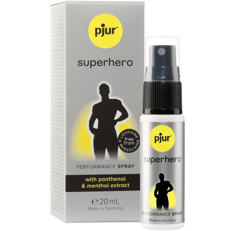 Pjur-Superhero Performance Spray per Ritardo 20 ml · Afrodisiaci uomo