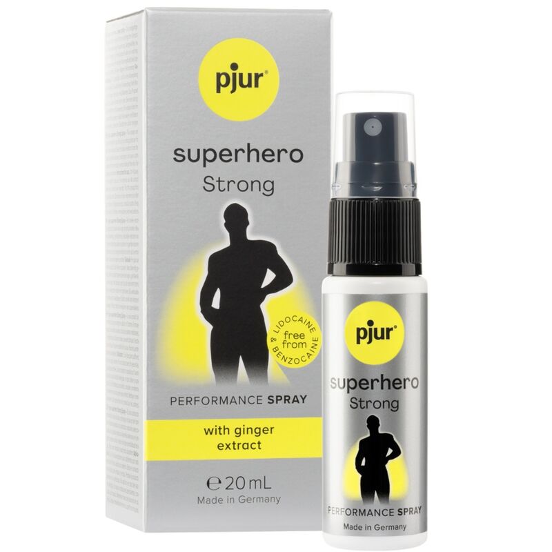 Pjur-Superhero Strong Spray ritardante 20 Ml 1 Pjur-Superhero Strong Spray ritardante 20 Ml · Afrodisiaci uomo