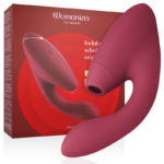 Womanizer-Duo 2 Stimolatore Bordeaux-10 velocità, Ricaricabile, USB · Vibratori