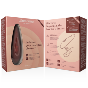 Womanizer-Classic 2 Stimolatore Clitorideo Bordeaux-Silicone, 10 · Vibratori (imaginea 9)