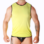 Macho Underwear-T-shirt Giallo 12 Macho Underwear-T-shirt Giallo · Intimo uomo