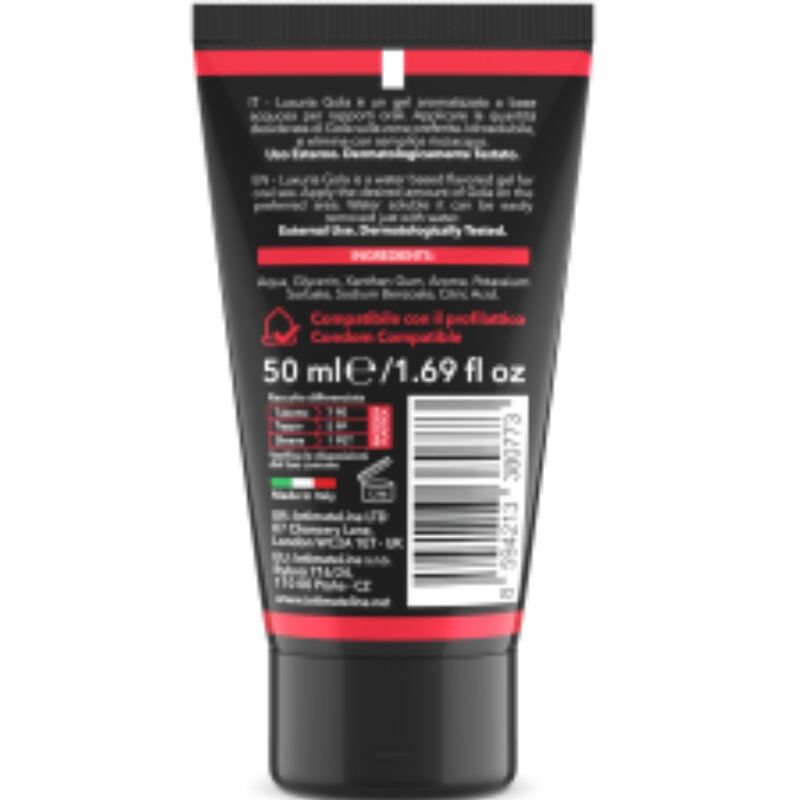 Intimateline Luxuria-Gel per il sesso orale aroma di fragole 50 ml 3 Intimateline Luxuria-Gel per il sesso orale aroma di fragole 50 ml · Sesso orale & Corpo (imaginea 3)