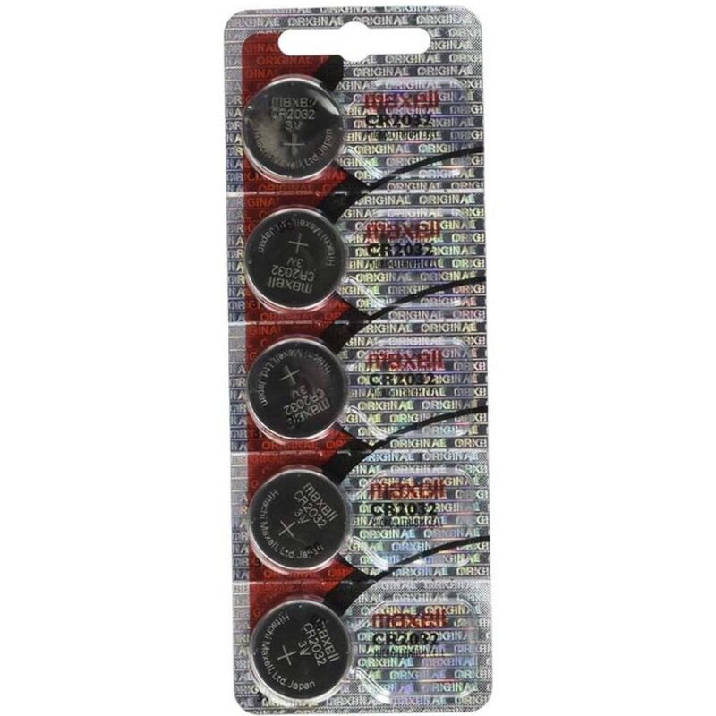 Maxell-Batteria al litio CR2032 3V - 5 pezzi · Batterie & Accessori