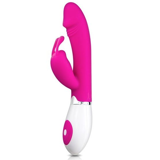 High Tech-Vibratore Flirt con Rabbit Gene-Silicone, 12 velocità — PRETTY LOVE · Vibratori (imaginea 2)