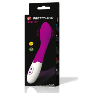 High Tech-Flirt Bishop Vibrator-Silicone, 12 velocità, Silenzio — PRETTY LOVE · Vibratori (imaginea 2)