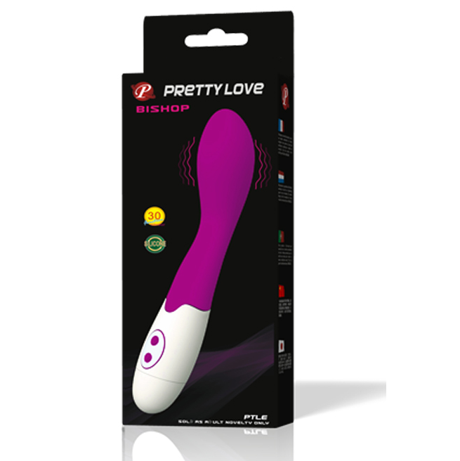 High Tech-Flirt Bishop Vibratore-Silicone, 12 velocità, Silenzio 2 High Tech-Flirt Bishop Vibratore-Silicone, 12 velocità, Silenzio — PRETTY LOVE · Vibratori (immagine 2)