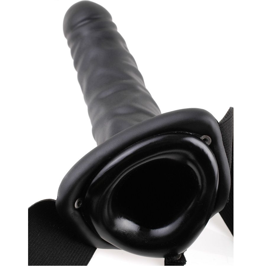 Fetish Fantasy Series-19 cm Hollow Strap-on Nero 2 Fetish Fantasy Series-19 cm Hollow Strap-on Nero — PIPEDREAMS · Anelli & Guaine per pene (imaginea 2)