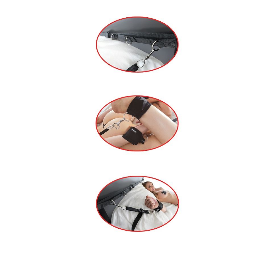 Fetish Fantasy Series-Sistema di Immobilizzazione Completo per Letto 5 Fetish Fantasy Series-Sistema di Immobilizzazione Completo per Letto — PIPEDREAMS · Bondage & Manette (imaginea 5)