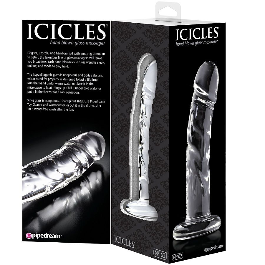 Icicles-N. 62 Massaggiatore in vetro — PIPEDREAMS · Dildo & Stimolatori (immagine 4)