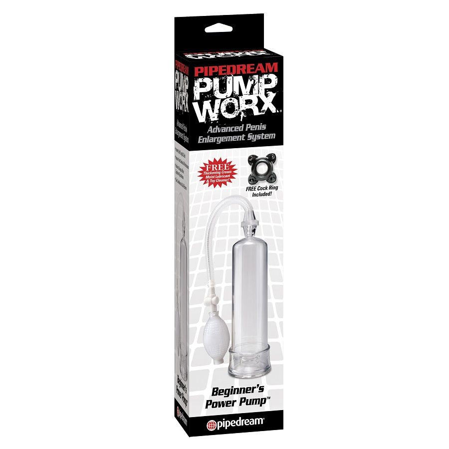 Pump Worx-Pompa di alimentazione per principianti Trasparente-PVC 2 Pump Worx-Pompa di alimentazione per principianti Trasparente-PVC — PIPEDREAMS · Anelli & Guaine per pene (imaginea 2)