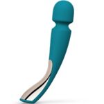 Lelo-Smart Medium Wand 2 Ocean Blue Massaggiatore-Silicone, 10 velocità · Vibratori