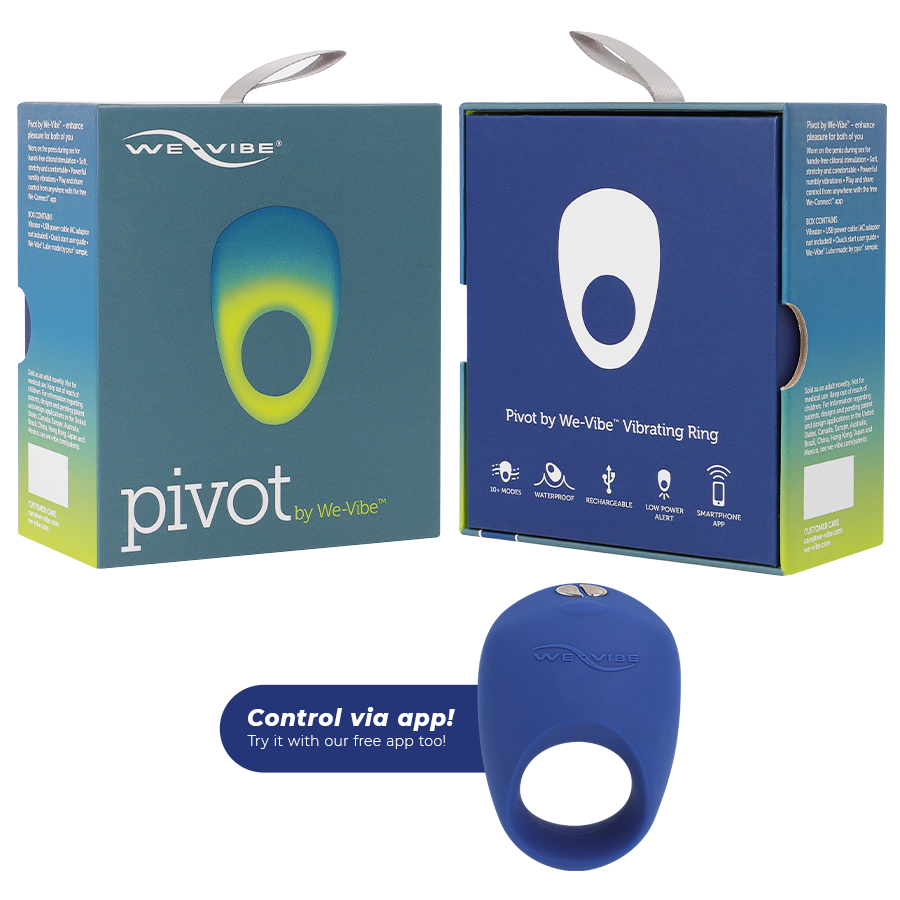 We-Vibe-Anello Vibratore Pivot con Applicazione We-Connect · Anelli & Guaine per pene (immagine 7)