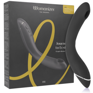 Womanizer-Og G-spot Slate-12 velocità, Ricaricabile, USB, Impermeabile · Vibratori
