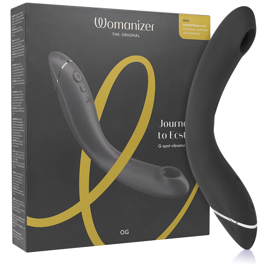 Womanizer-Og G-spot Slate-12 velocità, Ricaricabile, USB, Impermeabile · Vibratori