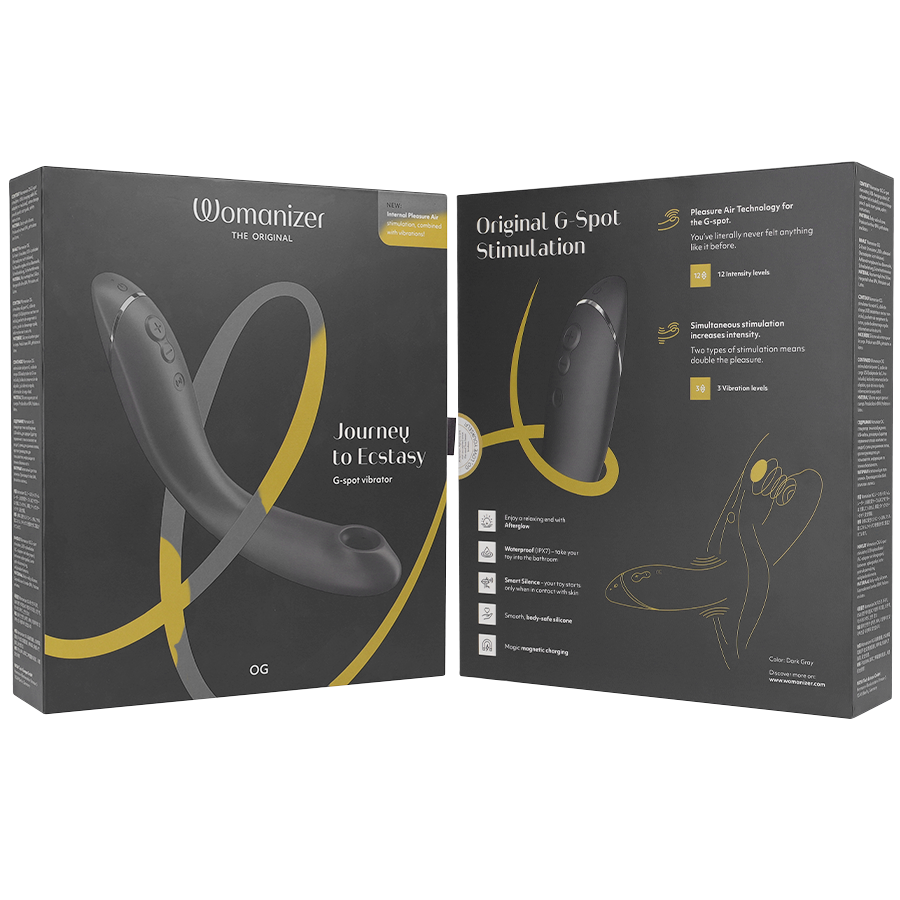 Womanizer-Og G-spot Slate-12 velocità, Ricaricabile, USB, Impermeabile · Vibratori (immagine 4)