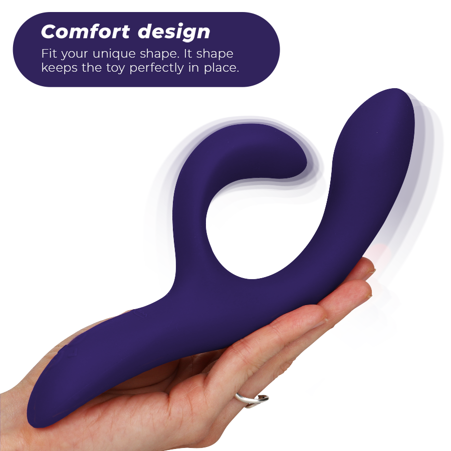 We-vibe-Nova 3 Rabbit Vibrator Midnight Blue-Silicone, Ricaricabile · Giocattoli per coppie (imaginea 5)