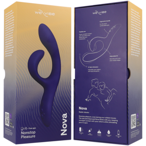We-vibe-Nova 3 Rabbit Vibrator Midnight Blue-Silicone, Ricaricabile · Giocattoli per coppie (imaginea 2)