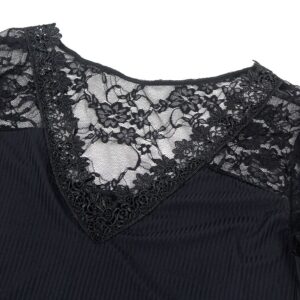 Subblime-Teddy in pizzo Trasparente con ricami floreali · Lingerie sexy donna (immagine 7)