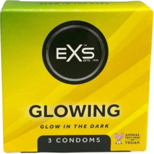 Exs Condoms-Preservativi fosforescenti che brillano · Preservativi