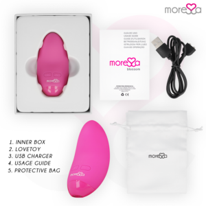Moressa-Blossom Mini vibratore in silicone, ricaricabile USB · Vibratori (imaginea 8)