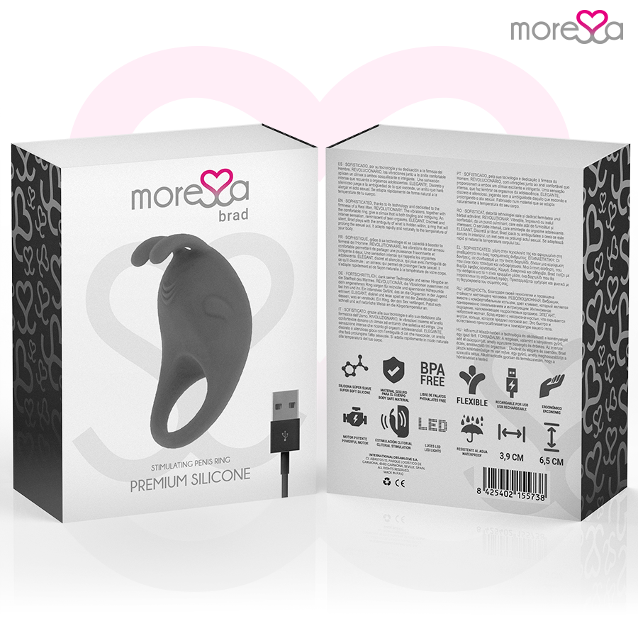 Moressa-Albero Premium Silicone Ricaricabile 7 velocità · Anelli & Guaine per pene (imaginea 7)