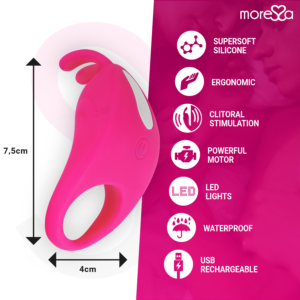 Moressa-Albero Premium Silicone Ricaricabile 7 velocità · Anelli & Guaine per pene (imaginea 12)