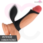 Moressa-Brandon Anello Vibratore con Guaina-Silicone, 7 velocità · Anelli & Guaine per pene
