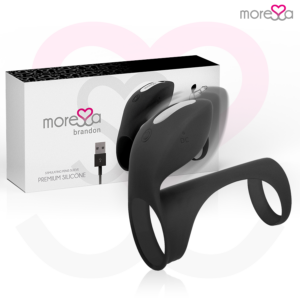 Moressa-Brandon Anello Vibratore con Guaina-Silicone, 7 velocità · Anelli & Guaine per pene (imaginea 8)