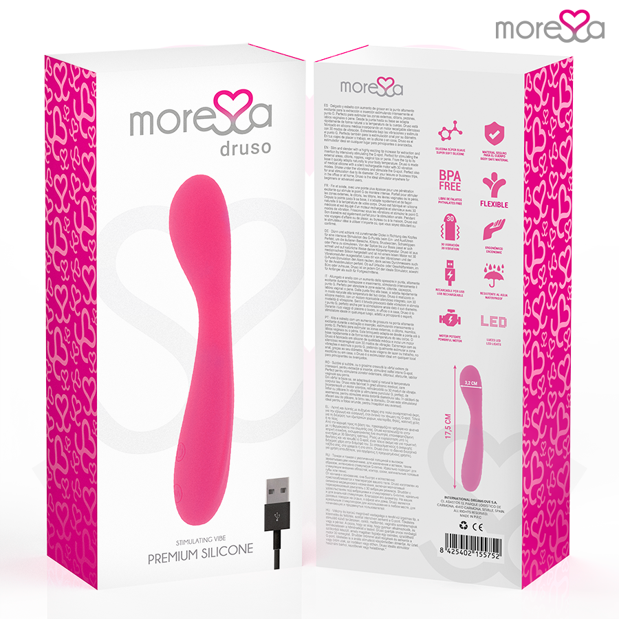 Moressa-Druso Premium Silicone Ricaricabile-12 velocità · Vibratori (imaginea 6)
