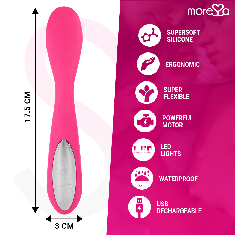 Moressa-Druso Premium Silicone Ricaricabile-12 velocità 3 Moressa-Druso Premium Silicone Ricaricabile-12 velocità · Vibratori (imaginea 3)