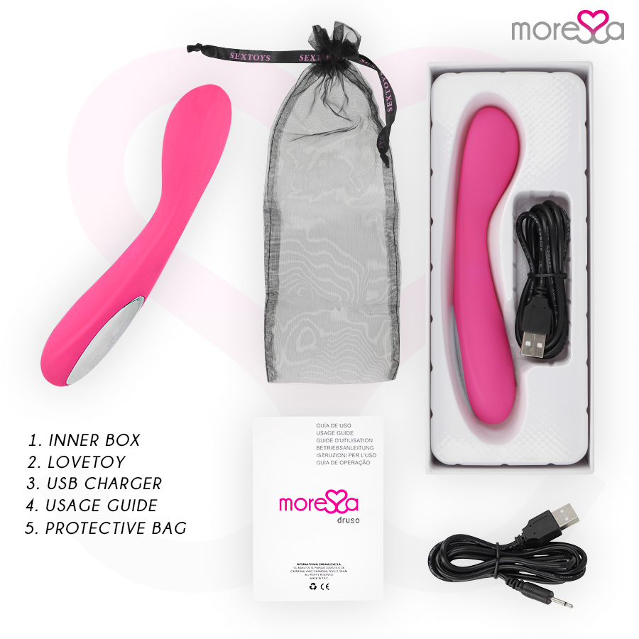 Moressa-Druso Premium Silicone Ricaricabile-12 velocità · Vibratori (imaginea 5)