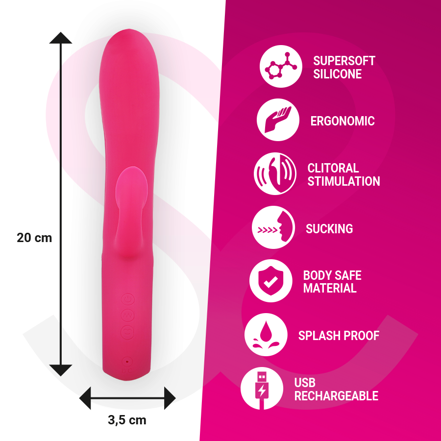 Moressa-Dustin Suzione Clitoride e Vibrazione Forte, Silicone 6 Moressa-Dustin Suzione Clitoride e Vibrazione Forte, Silicone · Vibratori (imaginea 6)