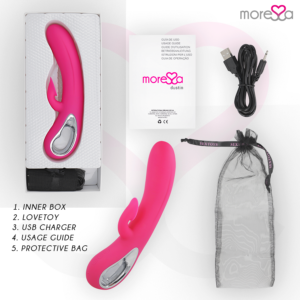 Moressa-Dustin Suzione Clitoride e Vibrazione Forte, Silicone 16 Moressa-Dustin Suzione Clitoride e Vibrazione Forte, Silicone · Vibratori (imaginea 8)