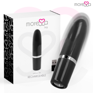 Moressa-Ivy Vibratore Stimolatore Viaggio Silicone, 6 modalità
