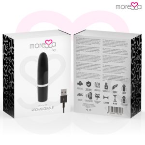 Moressa-Ivy Vibratore Stimolatore Viaggio Silicone, 6 modalità · Vibratori (immagine 7)