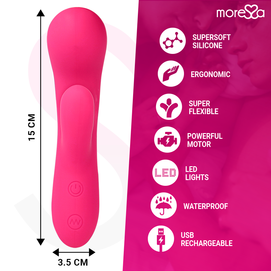 Moressa-Jerry Premium Silicone Ricaricabile-12 velocità, Ricaricabile 4 Moressa-Jerry Premium Silicone Ricaricabile-12 velocità, Ricaricabile · Vibratori (imaginea 4)
