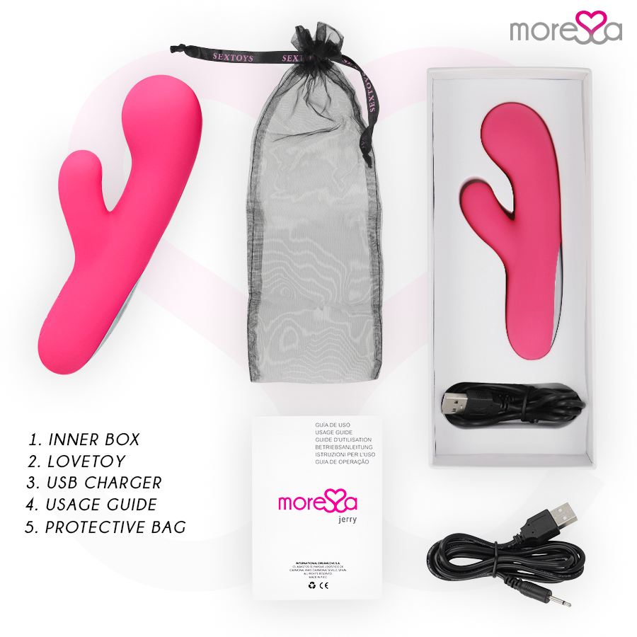 Moressa-Jerry Premium Silicone Ricaricabile-12 velocità, Ricaricabile 6 Moressa-Jerry Premium Silicone Ricaricabile-12 velocità, Ricaricabile · Vibratori (imaginea 6)