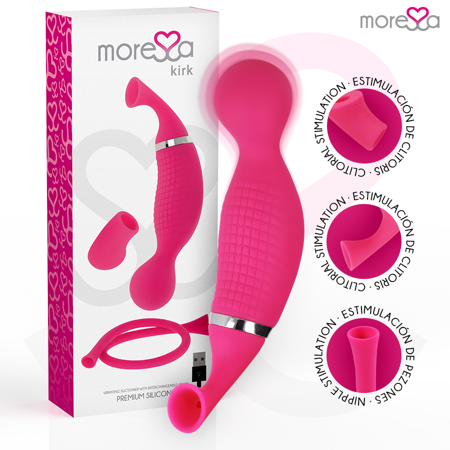 Moressa-Kirk Duo Suzione + Massaggiatore Multi-performant Premium 1 Moressa-Kirk Duo Suzione + Massaggiatore Multi-performant Premium · Vibratori