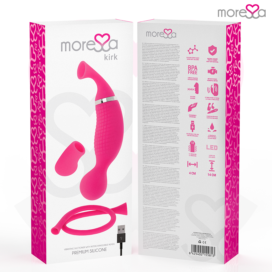 Moressa-Kirk Duo Suzione + Massaggiatore Multi-performant Premium 7 Moressa-Kirk Duo Suzione + Massaggiatore Multi-performant Premium · Vibratori (imaginea 7)