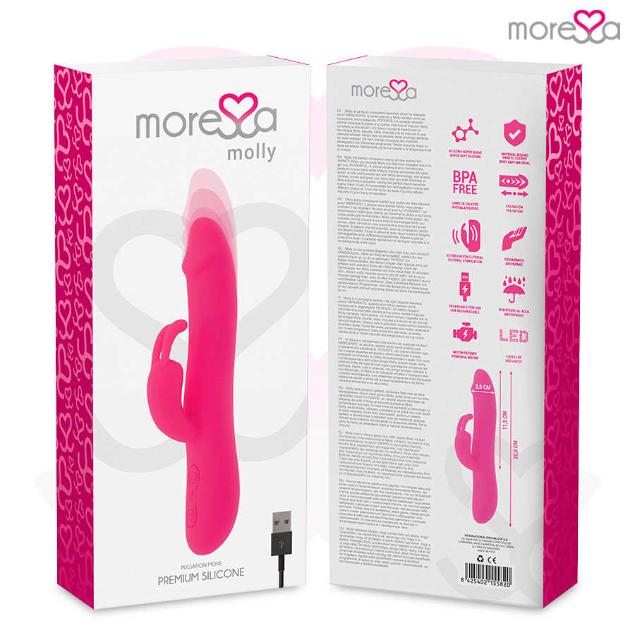 Moressa-Molly Premium Silicone Ricaricabile-7 velocità, Ricaricabile · Vibratori (imaginea 6)