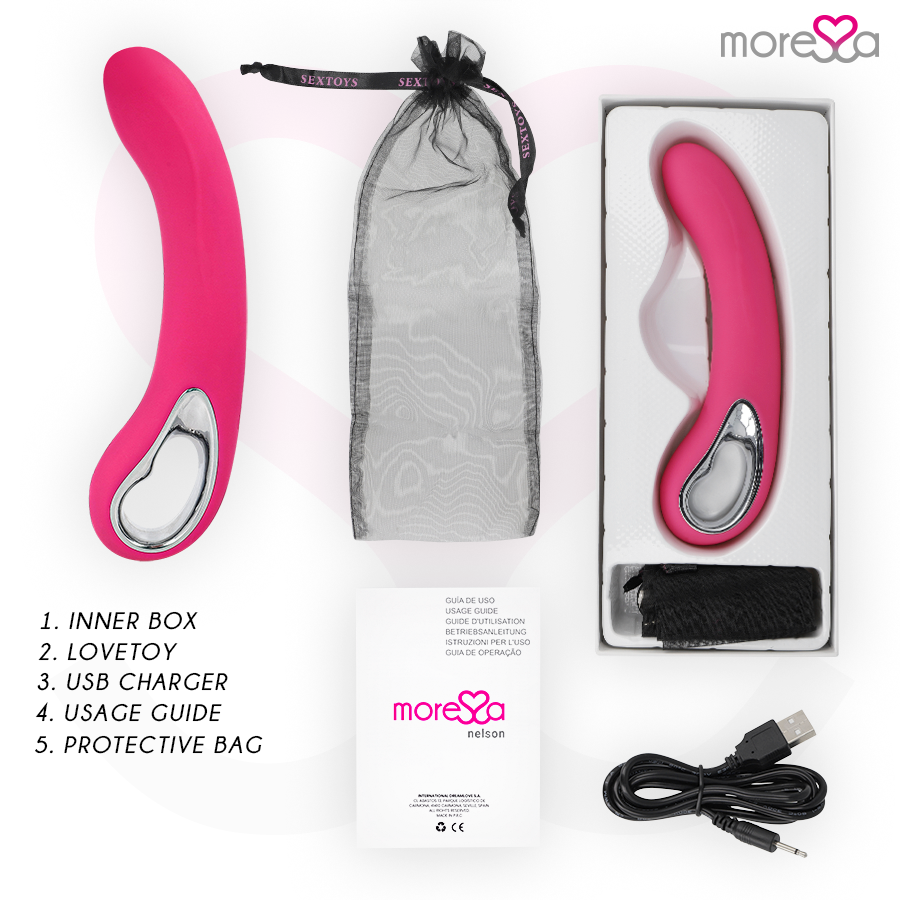 Moressa-Nelson Silicone Premium Ricaricabile-12 velocità 6 Moressa-Nelson Silicone Premium Ricaricabile-12 velocità · Vibratori (imaginea 6)