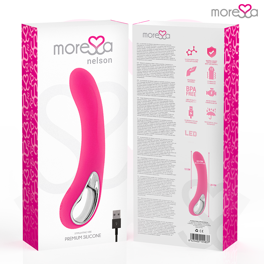 Moressa-Nelson Silicone Premium Ricaricabile-12 velocità 7 Moressa-Nelson Silicone Premium Ricaricabile-12 velocità · Vibratori (imaginea 7)