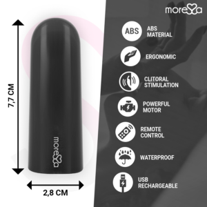 Moressa-Nix Vibratore con Telecomando, Silicone, 7 velocità 42 Moressa-Nix Vibratore con Telecomando, Silicone, 7 velocità · Vibratori (imaginea 4)