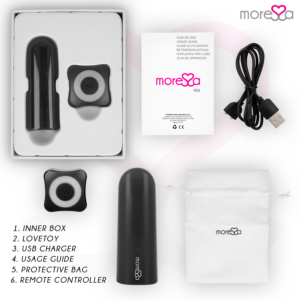 Moressa-Nix Vibratore con Telecomando, Silicone, 7 velocità 44 Moressa-Nix Vibratore con Telecomando, Silicone, 7 velocità · Vibratori (imaginea 6)